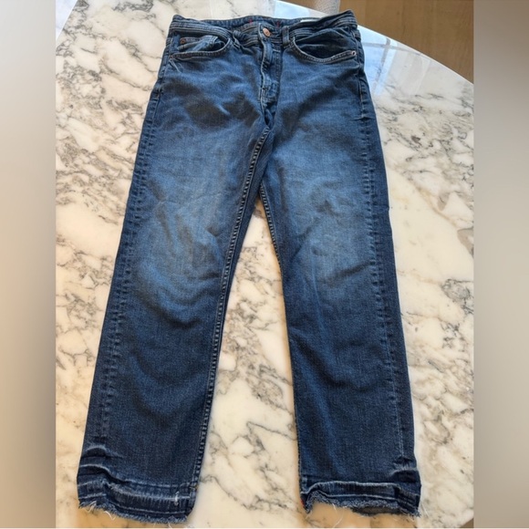 EUC Zara Women's Premium Blue Straight Leg Jeans Sz 6 - Picture 4 of 6